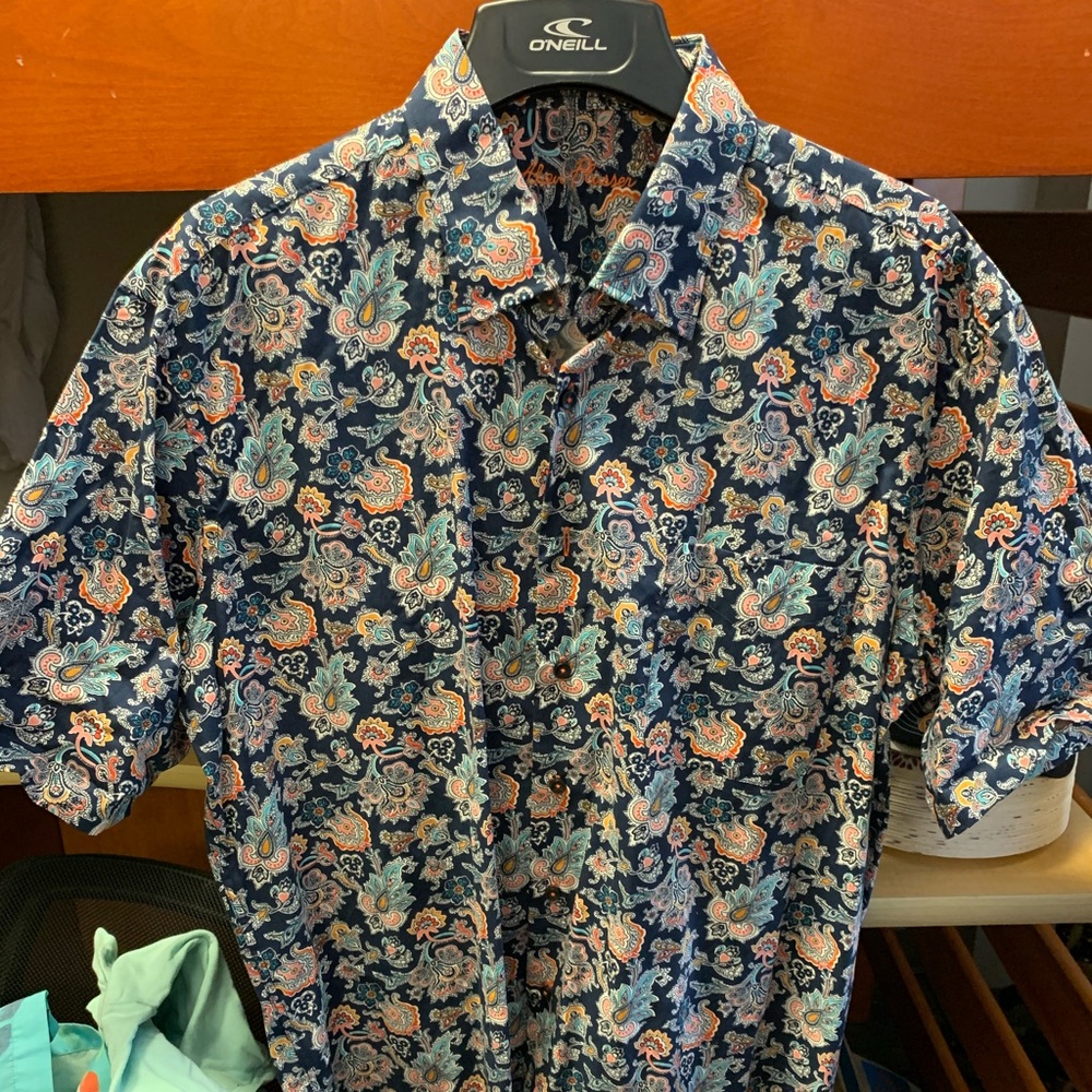 Alan Flusser Paisley Shirt New